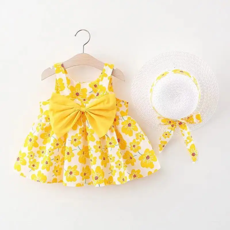 Lil Miss Sunshine - Summer Floral Dress & Hat